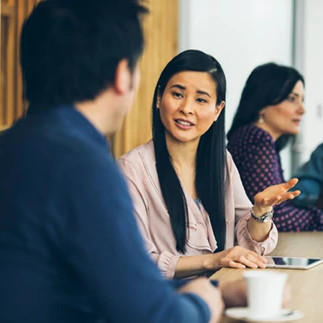 close-up-of-female-in-a-meeting